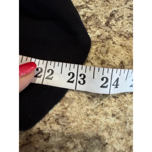 Women's Zara Black Gold Button Crew Neck Sweater M - Picture 5 of 8